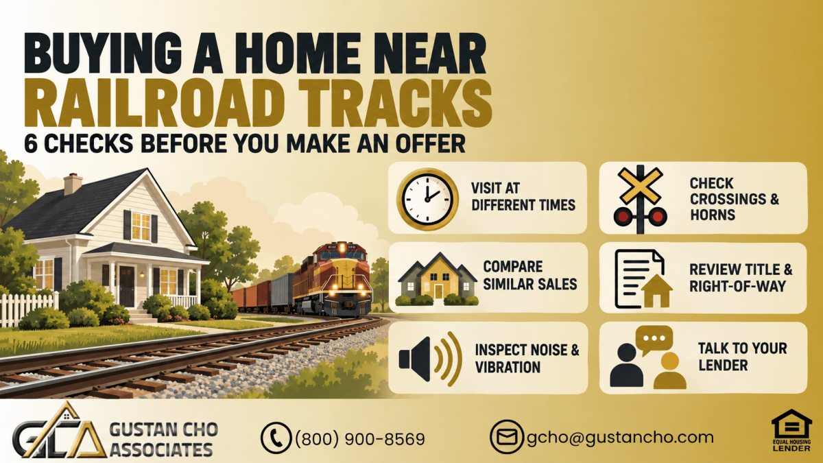 Buying a Home Near Railroad Tracks: What Buyers Should Check 2 Buying a Home Near Railroad Tracks