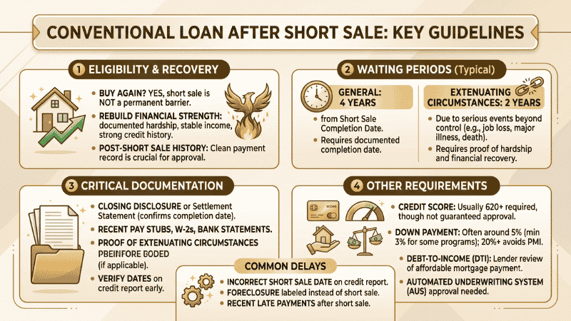 Conventional Loan After a Short Sale: Avoid Costly Delays 3 Conventional Loan After a Short Sale