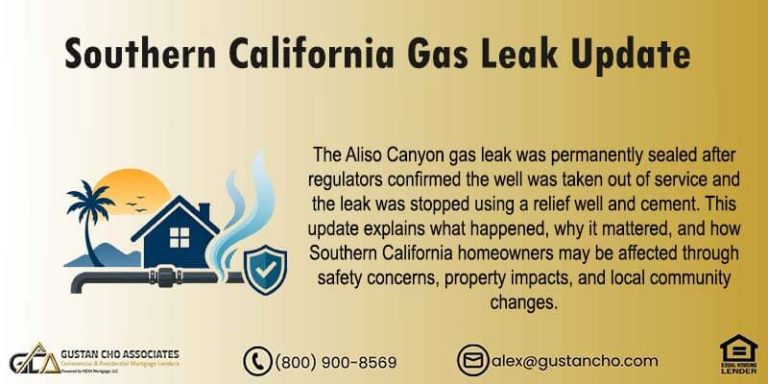 Southern California Gas Leak Update