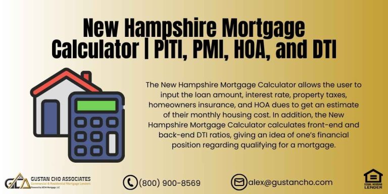 New Hampshire Mortgage Calculator