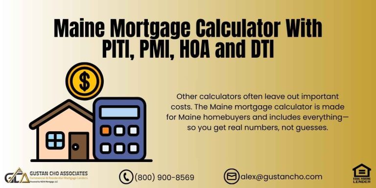 Maine Mortgage Calculator