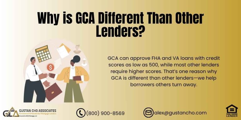 Why is GCA Different Than Other Lenders