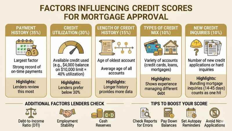 Factors Influencing Credit Scores When Applying For Mortgage 2 Factors Influencing Credit Scores