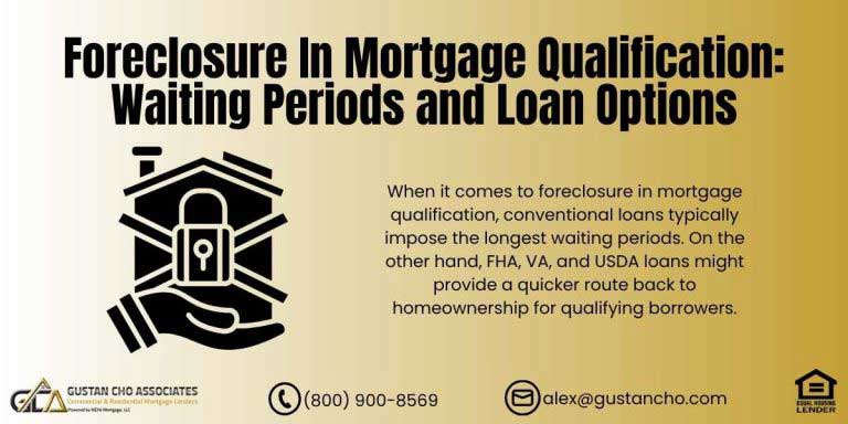 Foreclosure in Mortgage Qualification