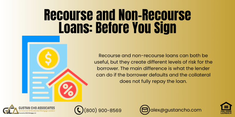 Recourse and Non-Recourse Loans