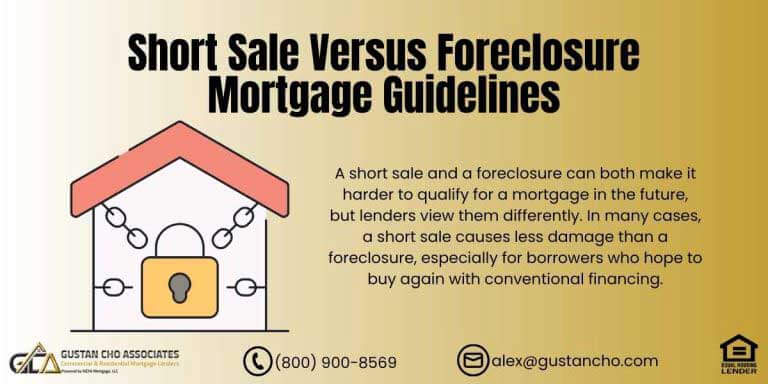 Short Sale Versus Foreclosure