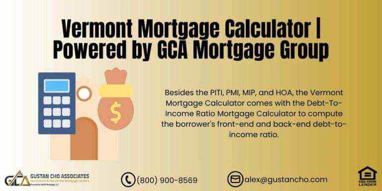 Vermont Mortgage Calculator