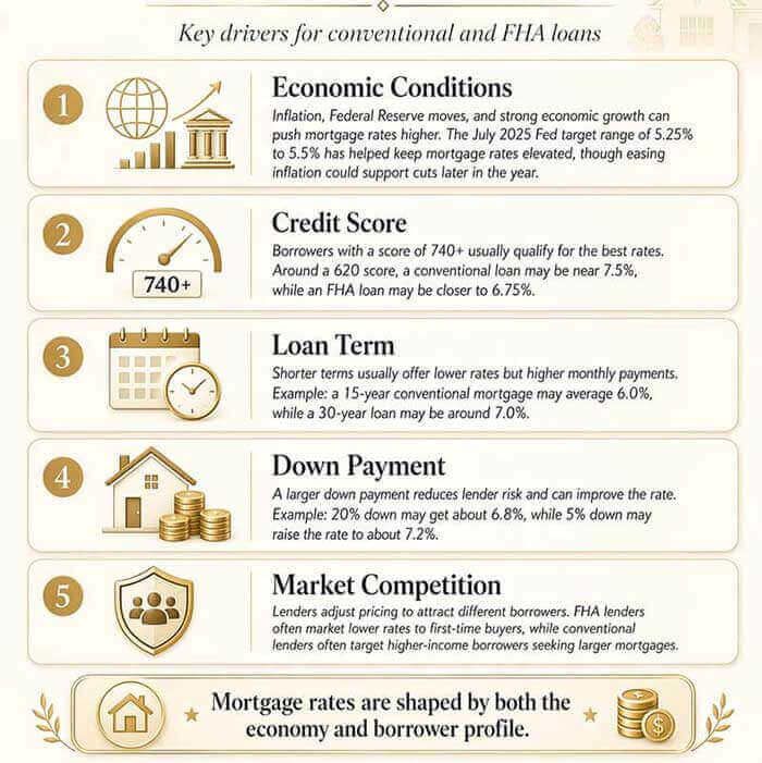 Mortgage Interest Rates on Conventional versus FHA Loans 3 Mortgage Interest Rates on Conventional versus FHA