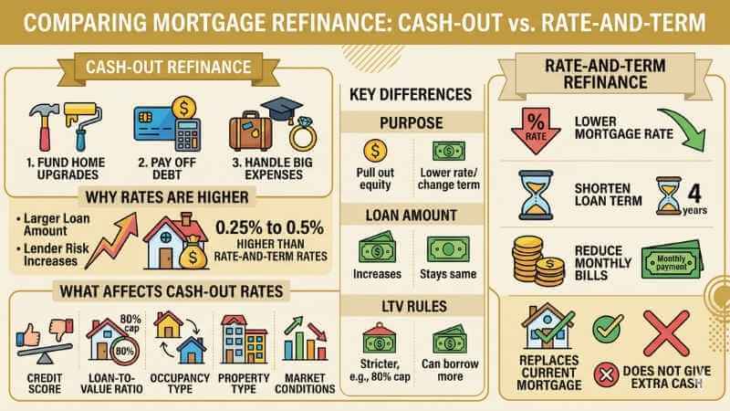 Cash-Out Refinance Mortgage Rates: What Affects Your Rate? 3 Cash-Out Refinance Mortgage Rates