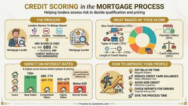 How Credit Scoring Works in the Mortgage Process 3 How Credit Scoring Works in the Mortgage Process