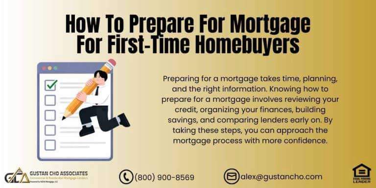 How To Prepare For Mortgage For First-Time Homebuyers