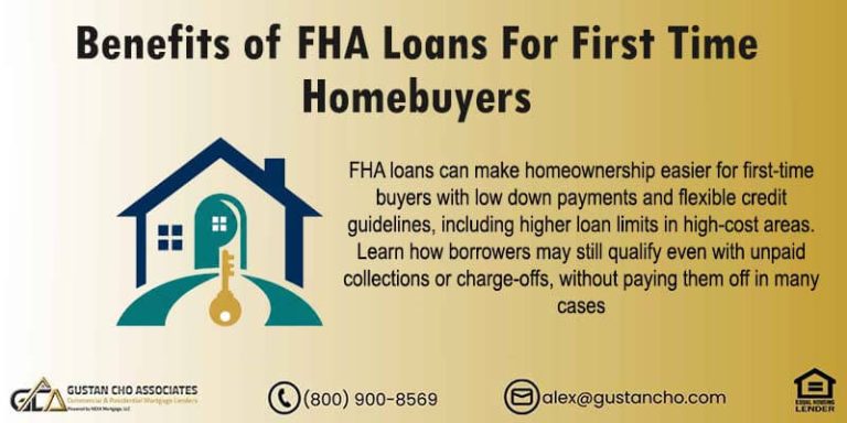 Benefits of FHA Loans For First Time Homebuyers