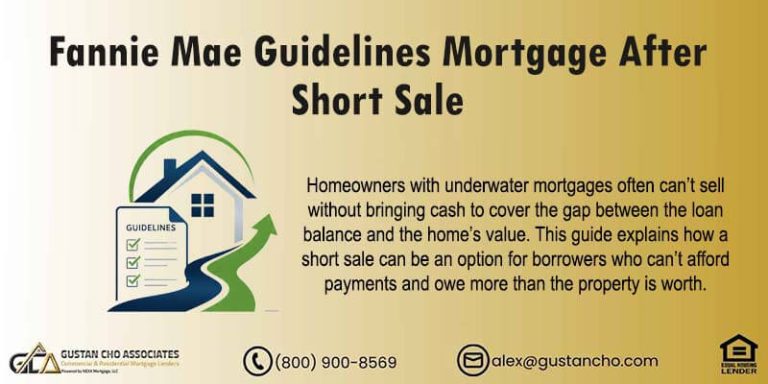 Fannie Mae Guidelines Mortgage After Short Sale