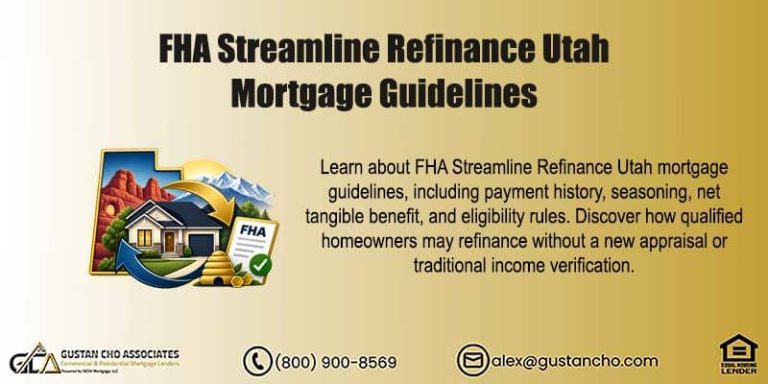 FHA Streamline Refinance Utah