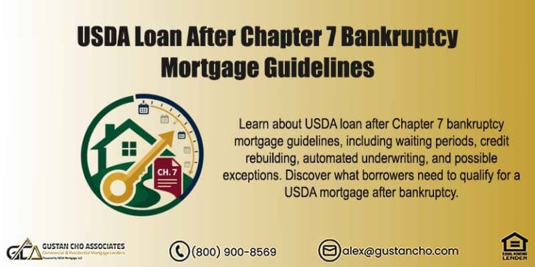 USDA Loan After Chapter 7 Bankruptcy Mortgage Guidelines