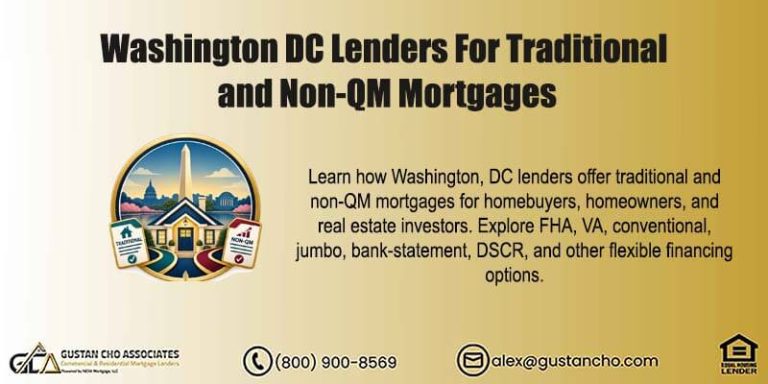 Washington DC Lenders For Traditional and Non-QM Mortgages