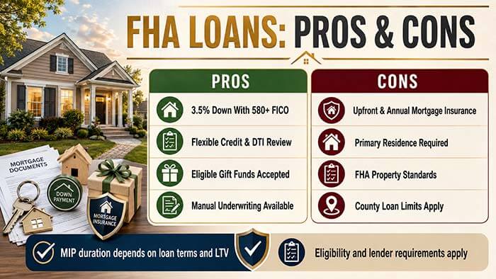 The Pros and Cons of Conventional and FHA Loans 3 Pros and Cons of Conventional and FHA Loans