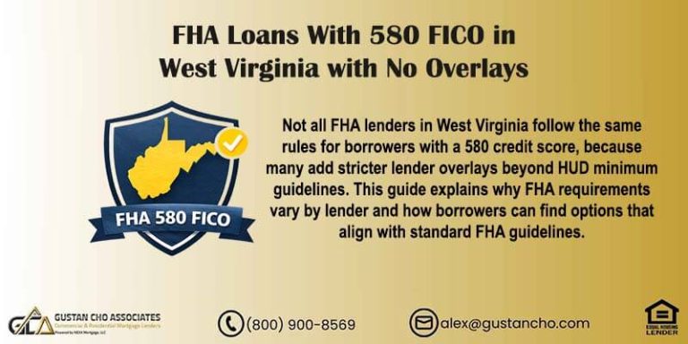 FHA Loans With 580 FICO in West Virginia
