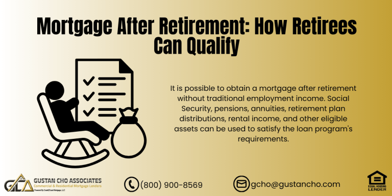Mortgage After Retirement