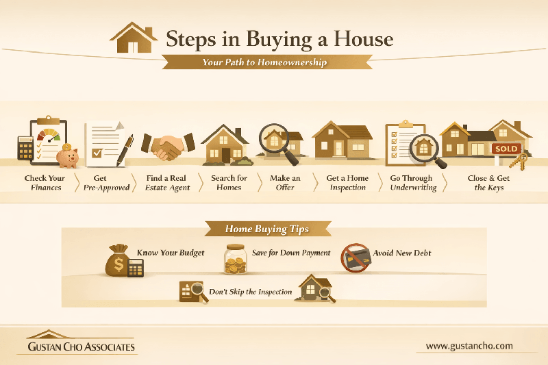 Steps In Buying A House And Getting Qualified For Mortgage 2 Steps in Buying a House