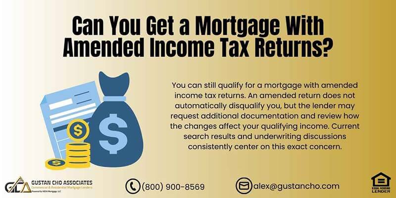 Mortgage with Amended Income Tax Return