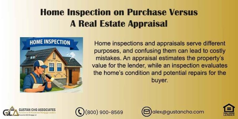 Home Inspection Versus Real Estate Appraisal