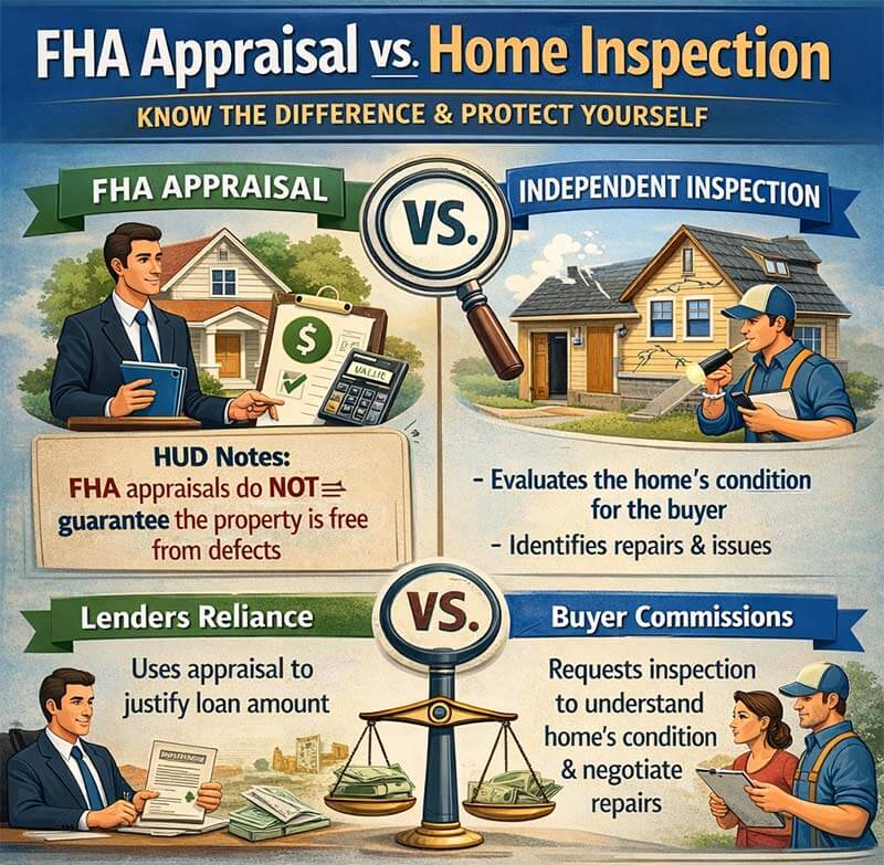 Home Inspection on Purchase Versus a Real Estate Appraisal 2 Home Inspection On Purchase