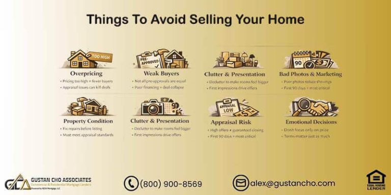 Things To Avoid Selling Your Home