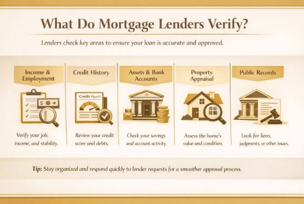 Verifications Required By Lenders During the Mortgage Process 3 Verifications Required by Lenders