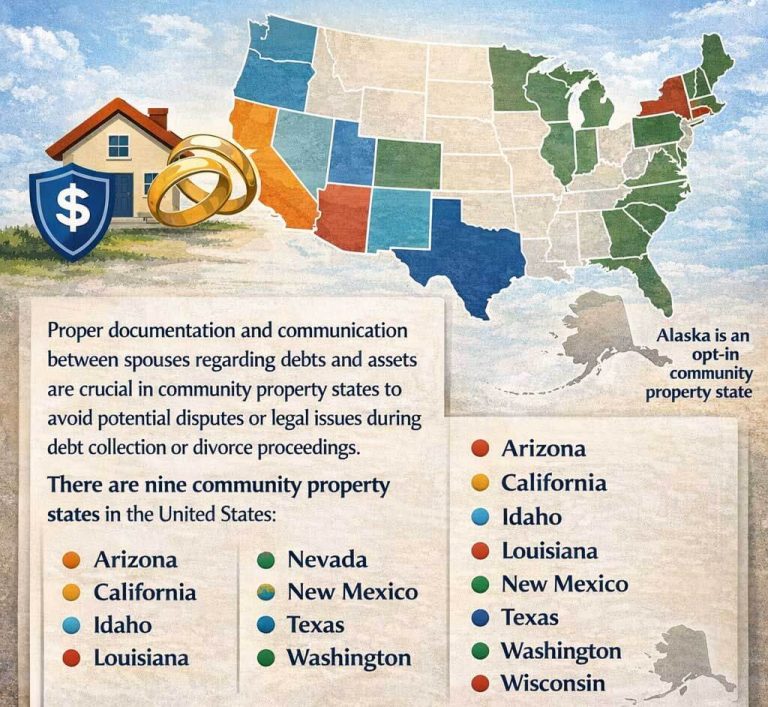 Community State Debt Collection Laws in Community Property States