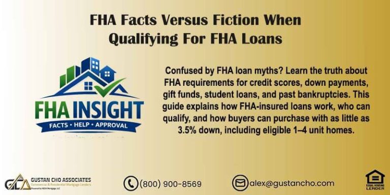 FHA Facts versus Fiction