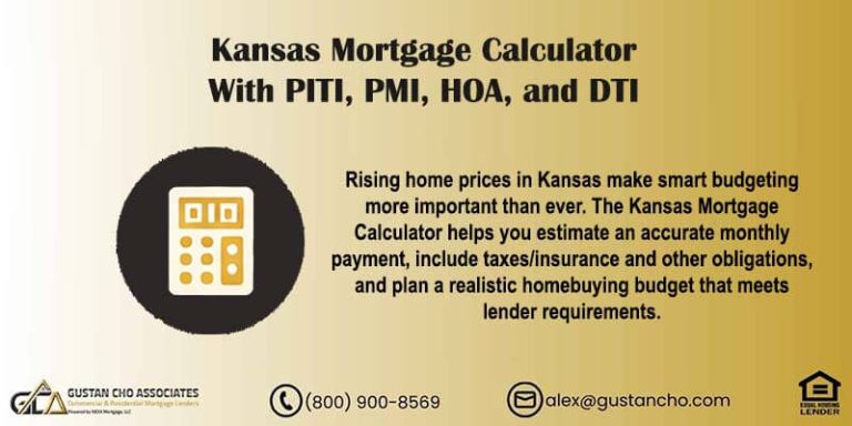 Kansas Mortgage Calculator