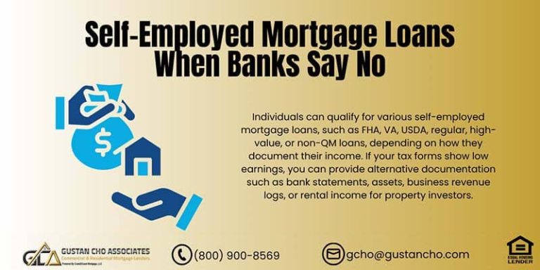 Self-Employed Mortgage Loans When Banks Say No