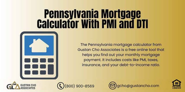 Pennsylvania Mortgage Calculator: Real Costs With PMI & DTI