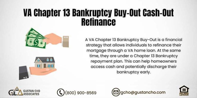 VA Chapter 13 Bankruptcy Buy-Out Cash-Out Refinance
