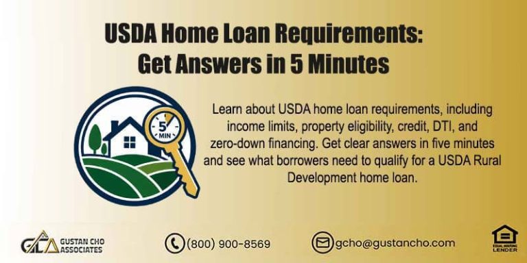 USDA Home Loan Requirements: Get Answers in 5 Minutes